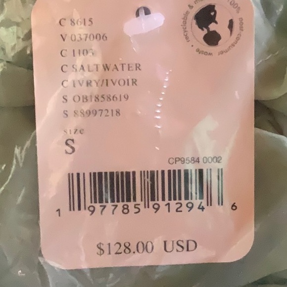 NWT Free People Up to You zip up jacket in saltwater - S - Picture 2 of 2